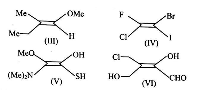 Z Configuration Examples How many of the following compounds have 'Z'-configuration?