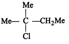 (A) and (B) are: A B 1 Me3C - CH2Cl Me2C - CH2Cl 2