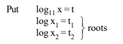 Positive Roots Find the product of the positive roots of the equation √11( x ) log 11 ...