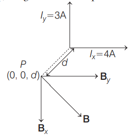 Two Infinitely Long Wires Carry Currents 4 A And 3 A Place Two Infinitely Long Wires Carry Currents 4 A And 3 A Place