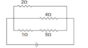A current of 3 A flows through the 2 Ω resistor shown in the circuit ...