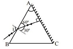 The Refractive Index Of The Material Of A Prism Is 2 An