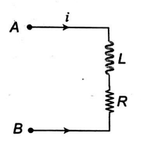 In the circuit as shown in the figure, when i the current is 2 A and ...